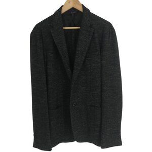 Good Man Brand Wool Blend Gray Unstructured 2 Button Blazer Jacket Size L Pocket